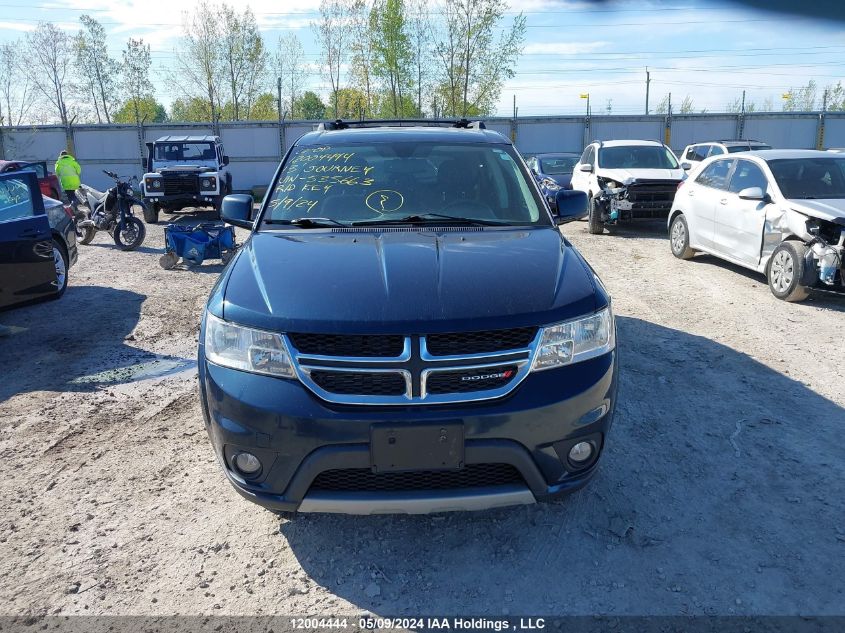 2013 Dodge Journey Sxt/Crew VIN: 3C4PDCCG6DT535663 Lot: 12004444