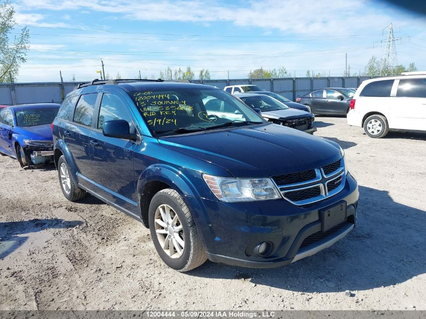 2013 Dodge Journey Sxt/Crew VIN: 3C4PDCCG6DT535663 Lot: 12004444