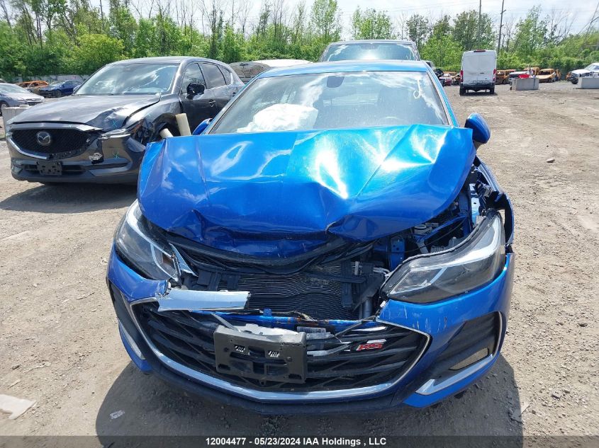 2019 Chevrolet Cruze VIN: 1G1BE5SM9K7119126 Lot: 12004477