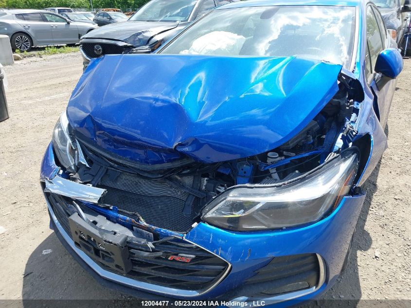 2019 Chevrolet Cruze VIN: 1G1BE5SM9K7119126 Lot: 12004477