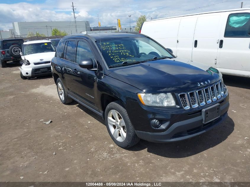 2013 Jeep Compass Sport/North VIN: 1C4NJDABXDD113950 Lot: 12004488