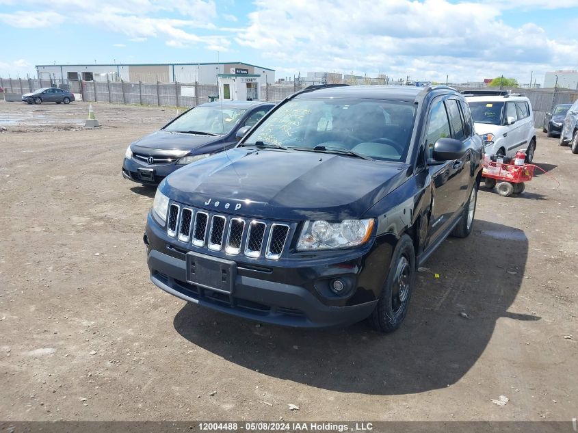 2013 Jeep Compass Sport/North VIN: 1C4NJDABXDD113950 Lot: 12004488