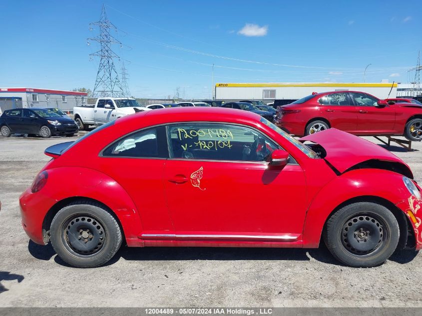 2018 Volkswagen Beetle VIN: 3VWJD7AT3JM720107 Lot: 12004489