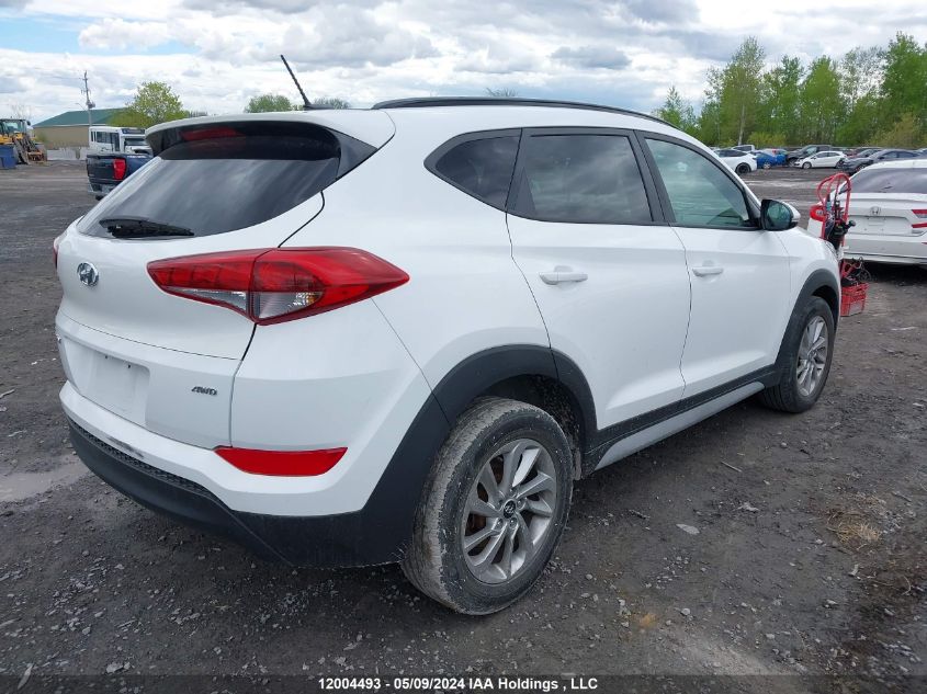 2017 Hyundai Tucson Limited/Sport And Eco/Se VIN: KM8J3CA40HU560194 Lot: 12004493