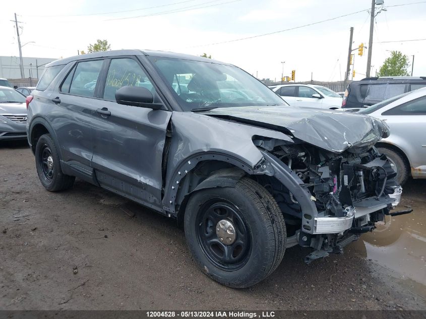 2022 Ford Explorer Police Interceptor VIN: 1FM5K8AB2NGA25202 Lot: 12004528