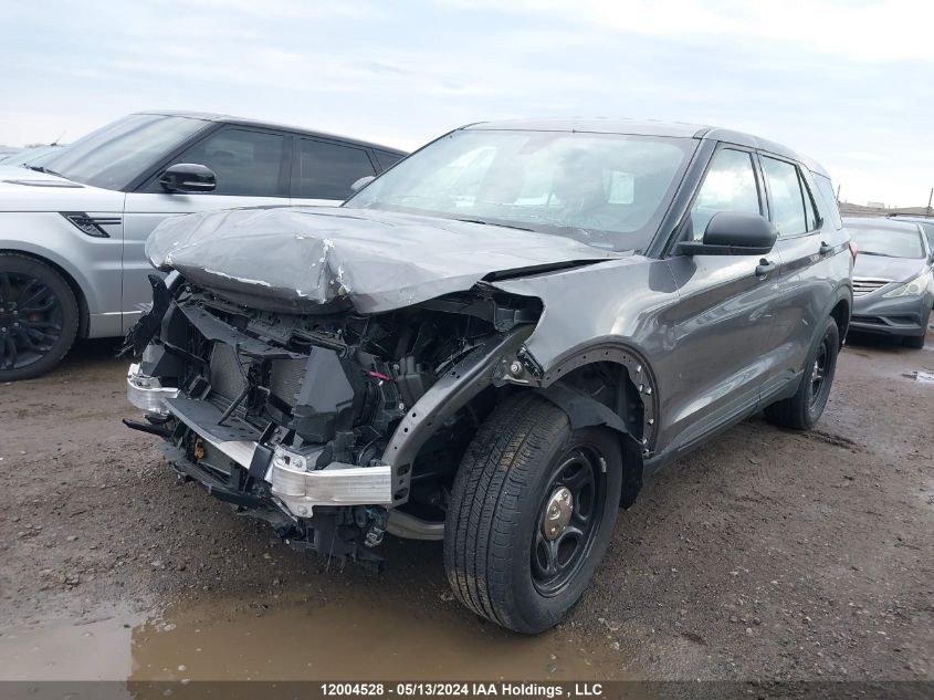 2022 Ford Explorer Police Interceptor VIN: 1FM5K8AB2NGA25202 Lot: 12004528