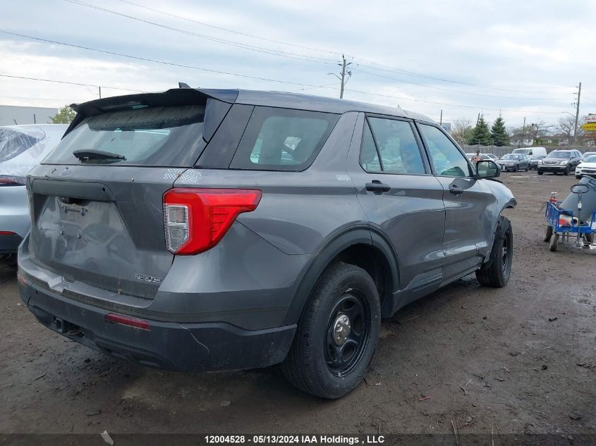 2022 Ford Explorer Police Interceptor VIN: 1FM5K8AB2NGA25202 Lot: 12004528