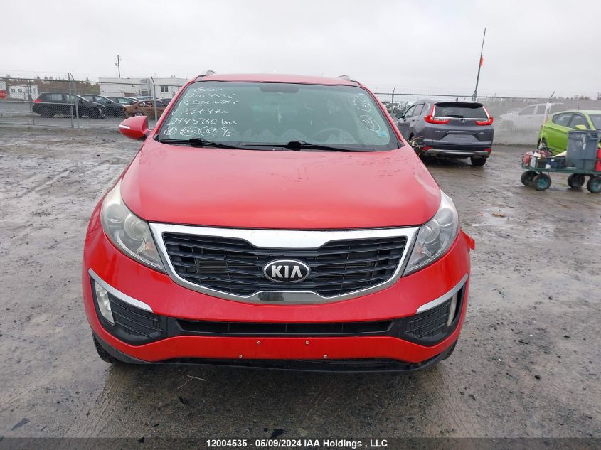 2013 Kia Sportage Lx VIN: KNDPBCA23D7387473 Lot: 12004535