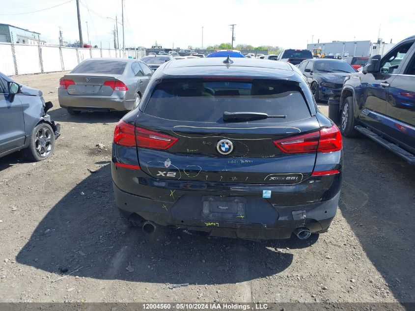 2018 BMW X2 VIN: WBXYJ5C36JEF80884 Lot: 12004560