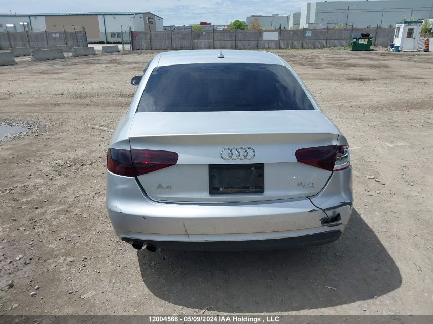 2013 Audi A4 VIN: WAUBFCFL6DN028000 Lot: 12004568