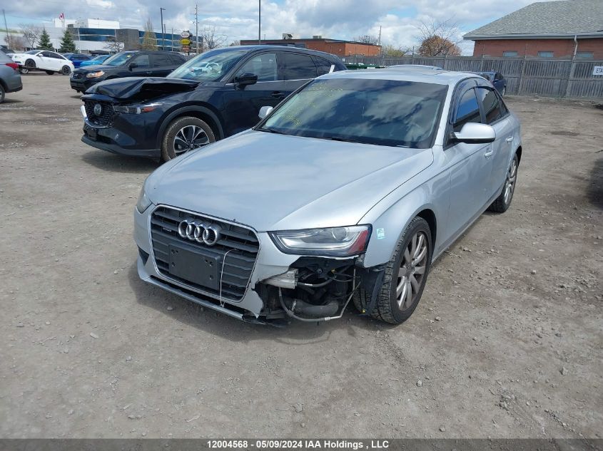 2013 Audi A4 VIN: WAUBFCFL6DN028000 Lot: 12004568