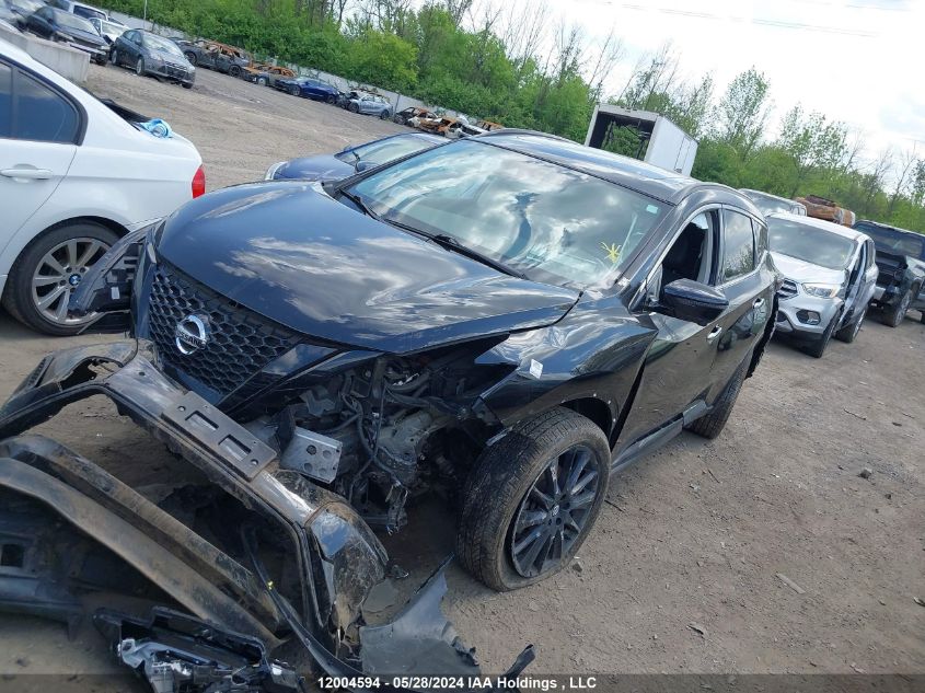 2022 Nissan Murano Sl VIN: 5N1AZ2CS9NC115944 Lot: 12004594