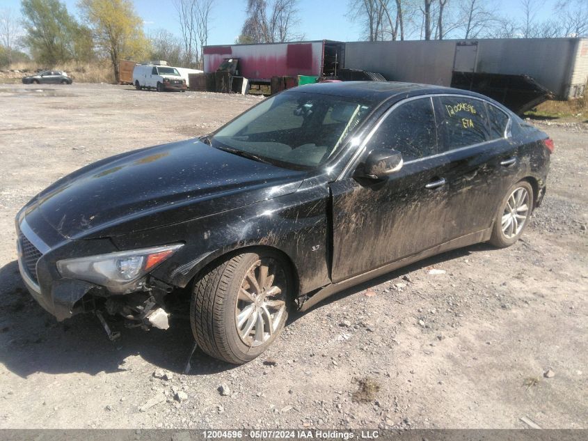 2014 Infiniti Q50 Premium/Sport VIN: JN1BV7AR4EM700588 Lot: 12004596