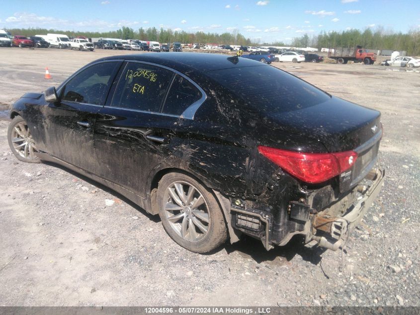 2014 Infiniti Q50 Premium/Sport VIN: JN1BV7AR4EM700588 Lot: 12004596