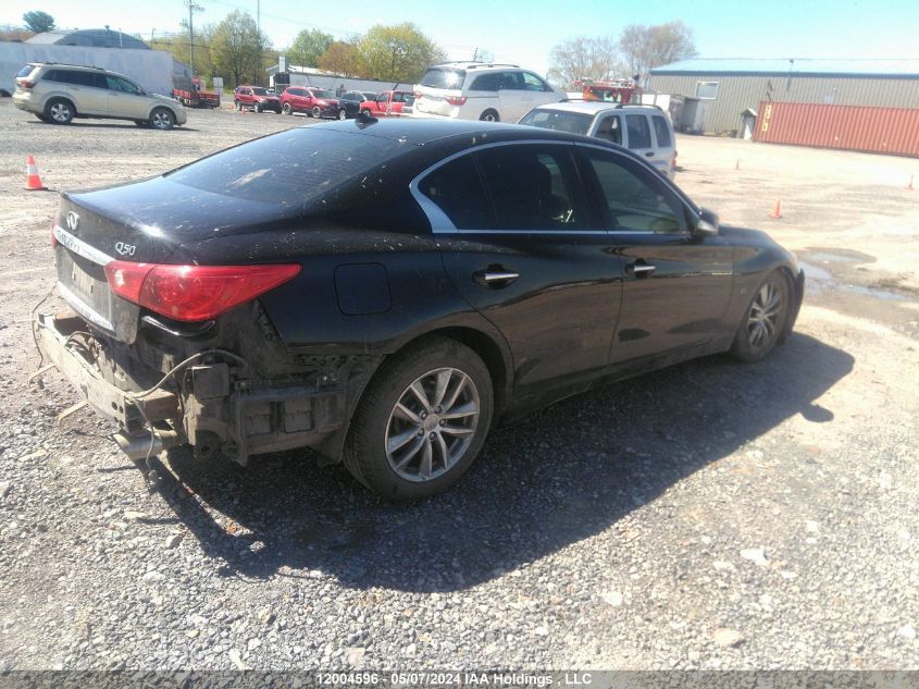 2014 Infiniti Q50 Premium/Sport VIN: JN1BV7AR4EM700588 Lot: 12004596