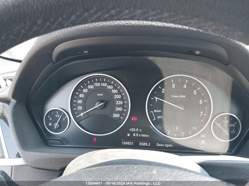 2017 BMW 3 Series VIN: WBA8D9G3XHNU62766 Lot: 12004601