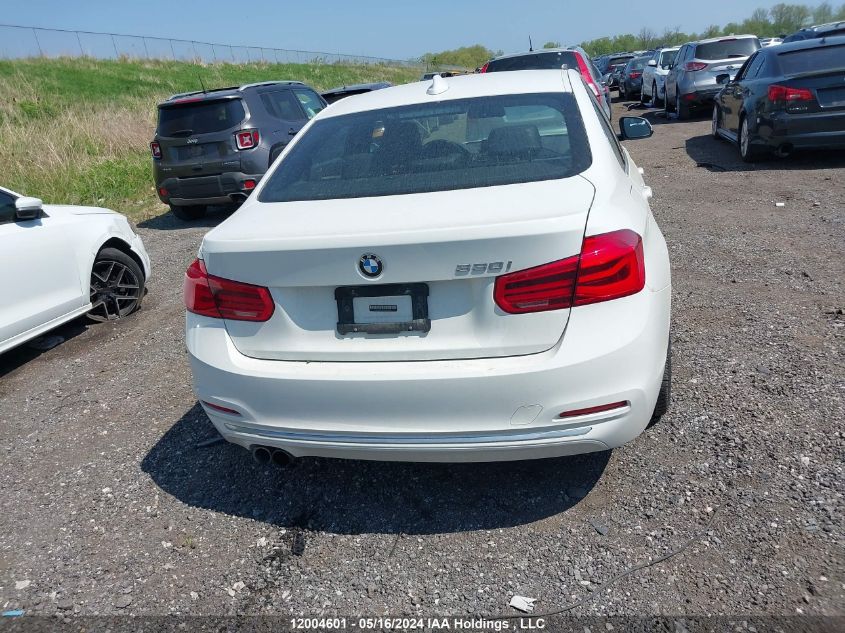 2017 BMW 3 Series VIN: WBA8D9G3XHNU62766 Lot: 12004601