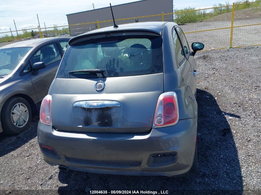 2012 Fiat 500 Sport VIN: 3C3CFFBR5CT111634 Lot: 12004635