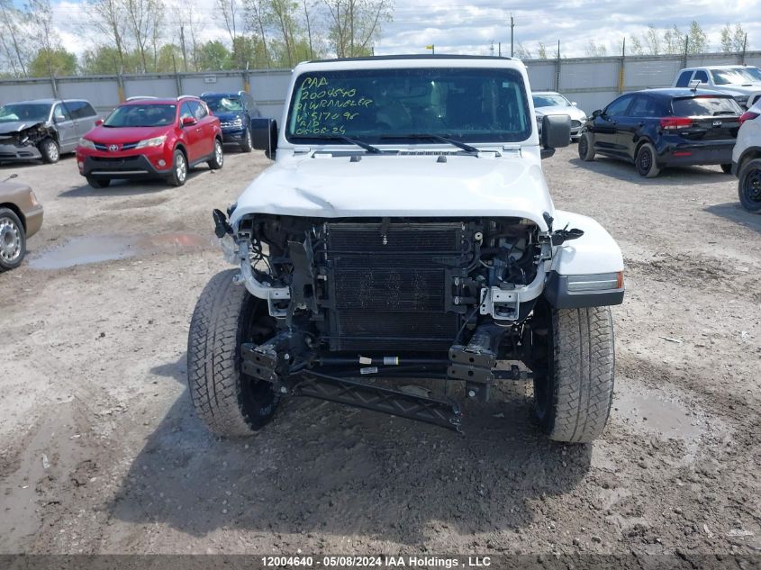 2021 Jeep Wrangler Unlimited Sahara VIN: 1C4HJXEG1MW517096 Lot: 12004640