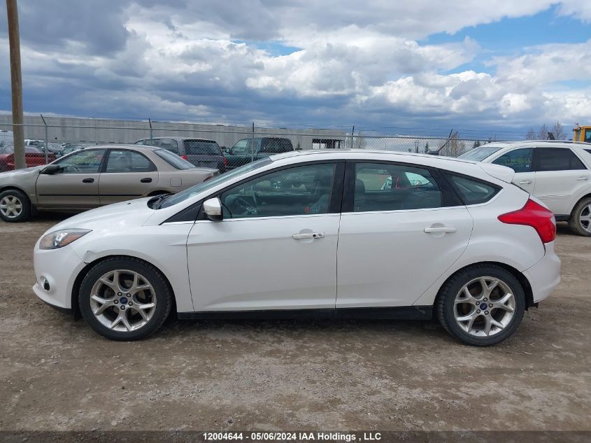 2014 Ford Focus Titanium VIN: 1FADP3N23EL343440 Lot: 12004644