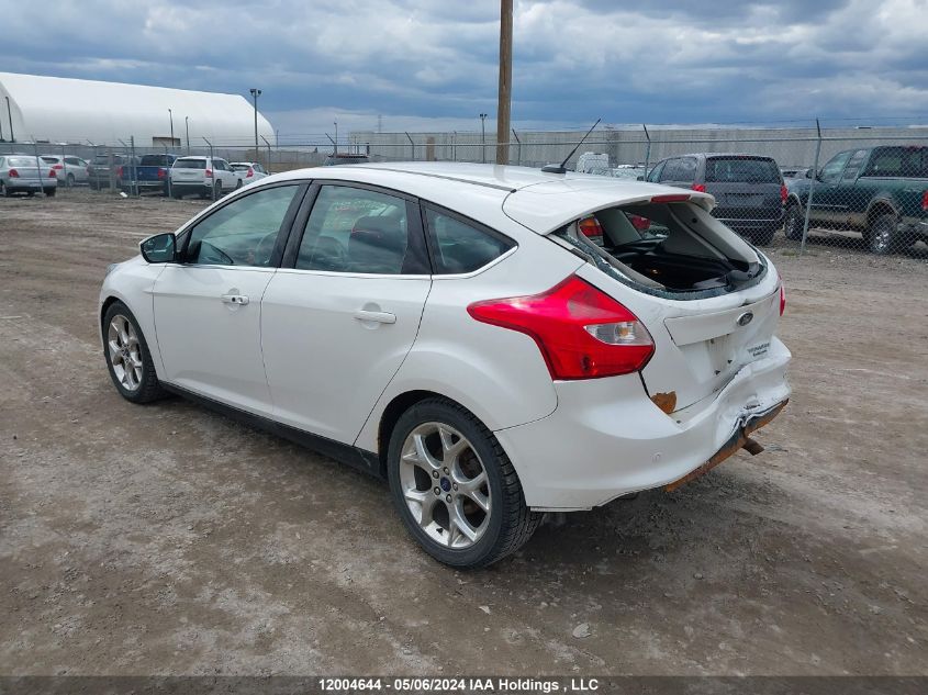 2014 Ford Focus Titanium VIN: 1FADP3N23EL343440 Lot: 12004644