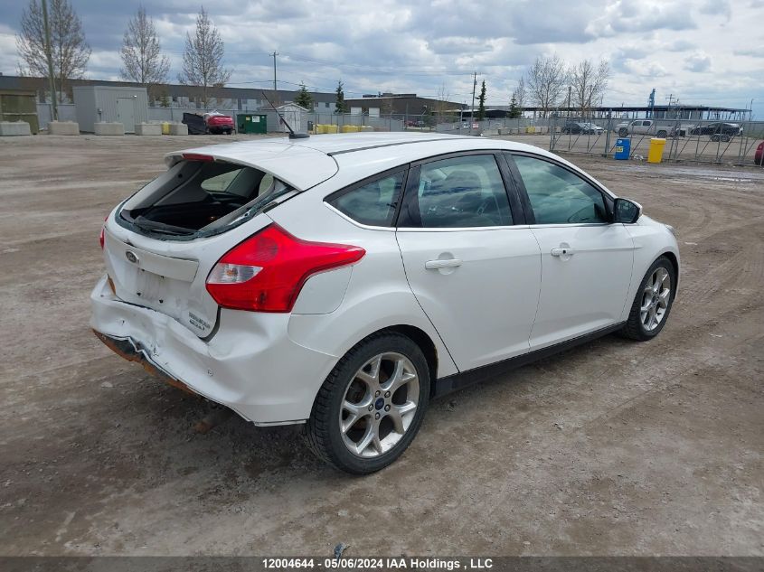 2014 Ford Focus Titanium VIN: 1FADP3N23EL343440 Lot: 12004644