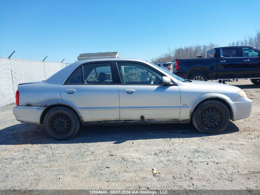 2002 Mazda Protege VIN: JM1BJ225020609649 Lot: 12004645