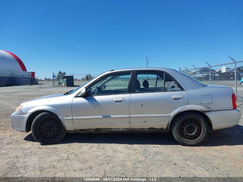 2002 Mazda Protege VIN: JM1BJ225020609649 Lot: 12004645