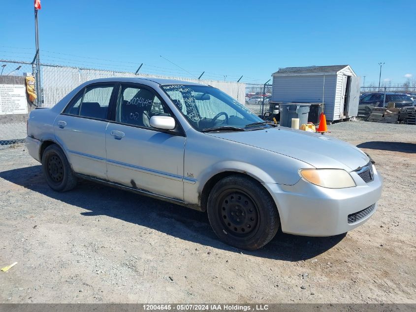 2002 Mazda Protege VIN: JM1BJ225020609649 Lot: 12004645