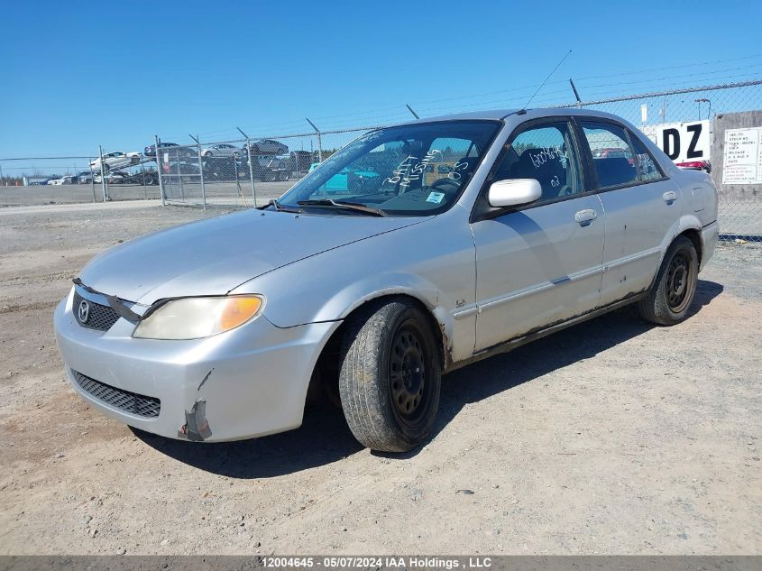 2002 Mazda Protege VIN: JM1BJ225020609649 Lot: 12004645