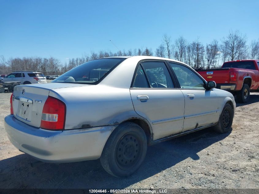 2002 Mazda Protege VIN: JM1BJ225020609649 Lot: 12004645