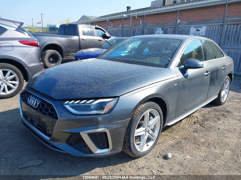 2020 Audi A4 Sedan VIN: WAUENAF42LA063555 Lot: 12004647