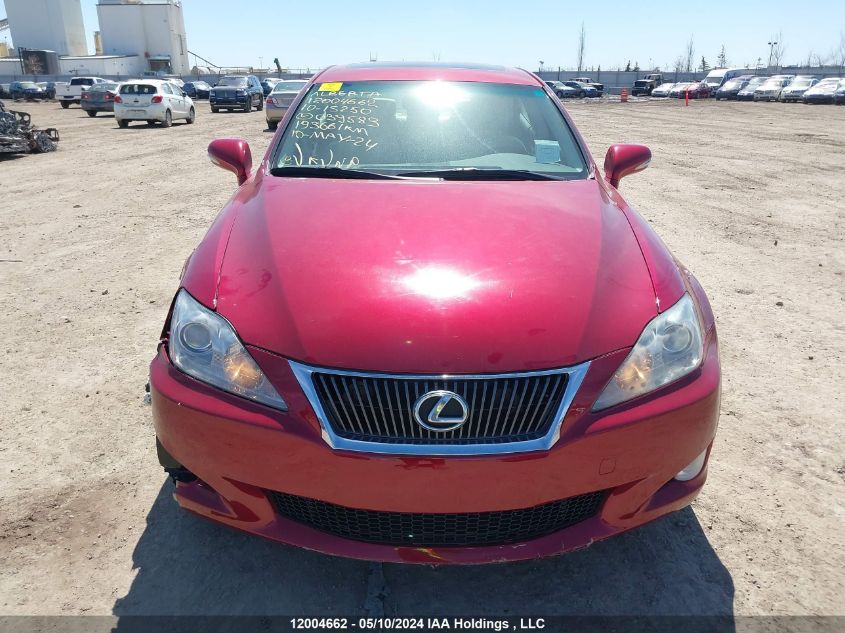 2010 Lexus Is 250 VIN: JTHCF5C20A5039583 Lot: 12004662