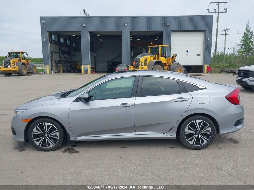 2018 Honda Civic Ex VIN: 2HGFC1F45JH105410 Lot: 12004677