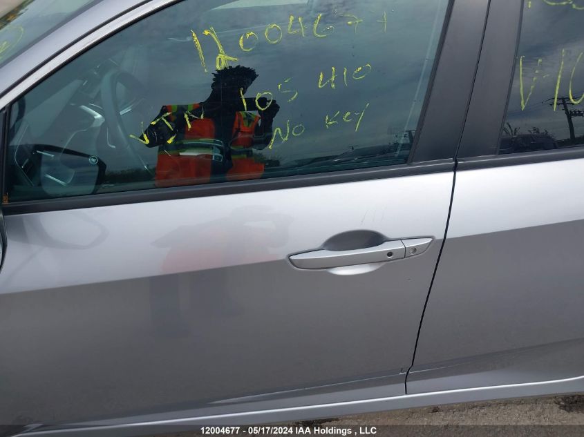 2018 Honda Civic Ex VIN: 2HGFC1F45JH105410 Lot: 12004677