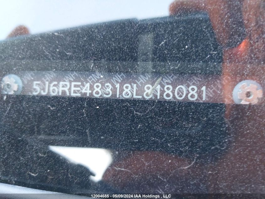 2008 Honda Cr-V VIN: 5J6RE48318L818081 Lot: 12004685