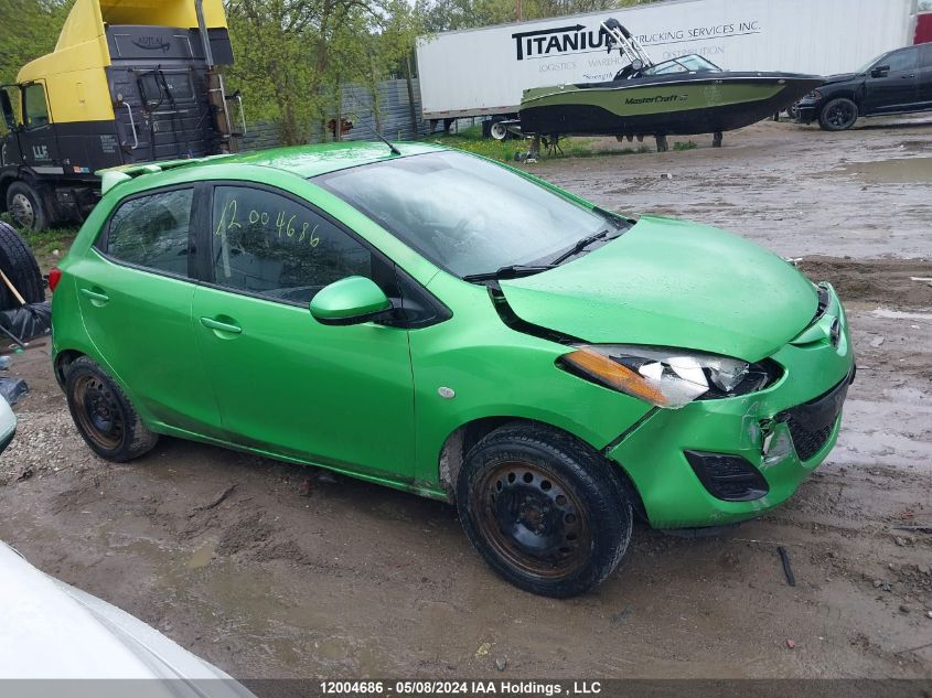 2011 Mazda Mazda2 VIN: JM1DE1HY1B0127443 Lot: 12004686