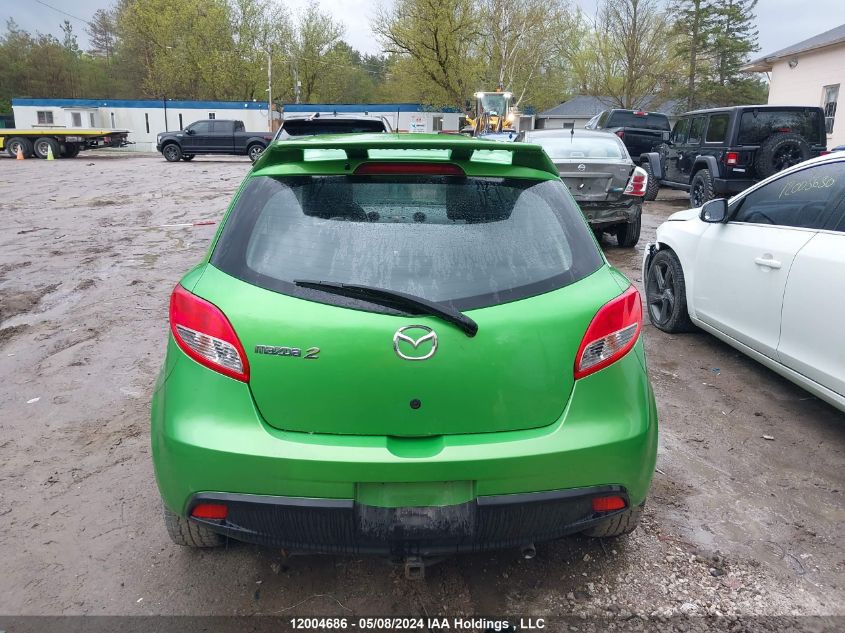 2011 Mazda Mazda2 VIN: JM1DE1HY1B0127443 Lot: 12004686