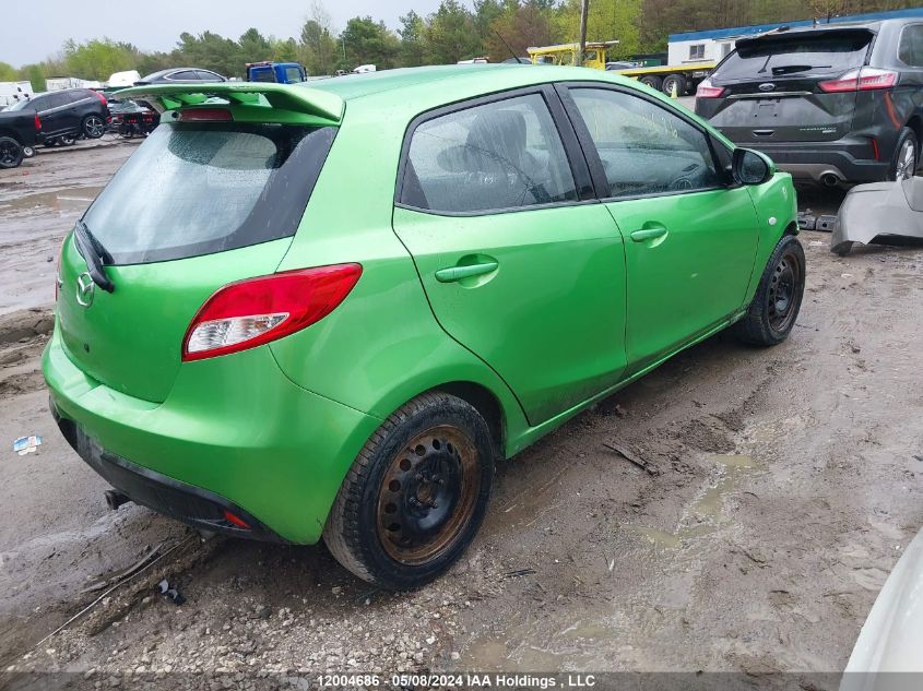 2011 Mazda Mazda2 VIN: JM1DE1HY1B0127443 Lot: 12004686