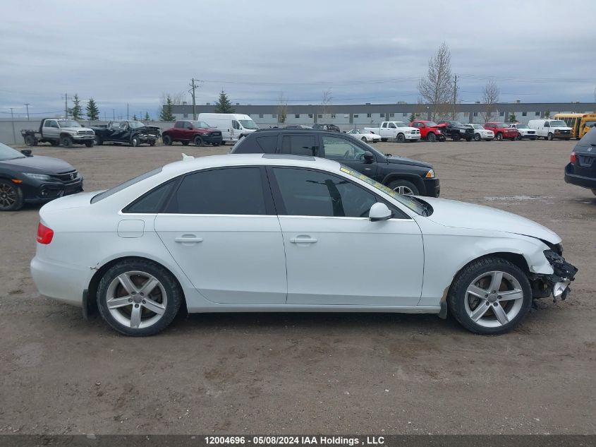 2012 Audi A4 VIN: WAUHFCFL5CN009351 Lot: 12004696