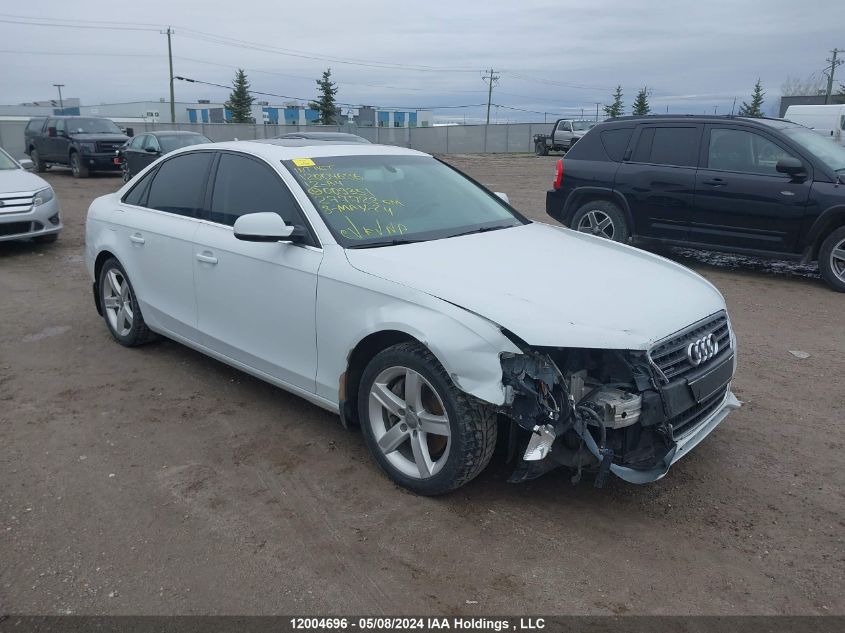 2012 Audi A4 VIN: WAUHFCFL5CN009351 Lot: 12004696