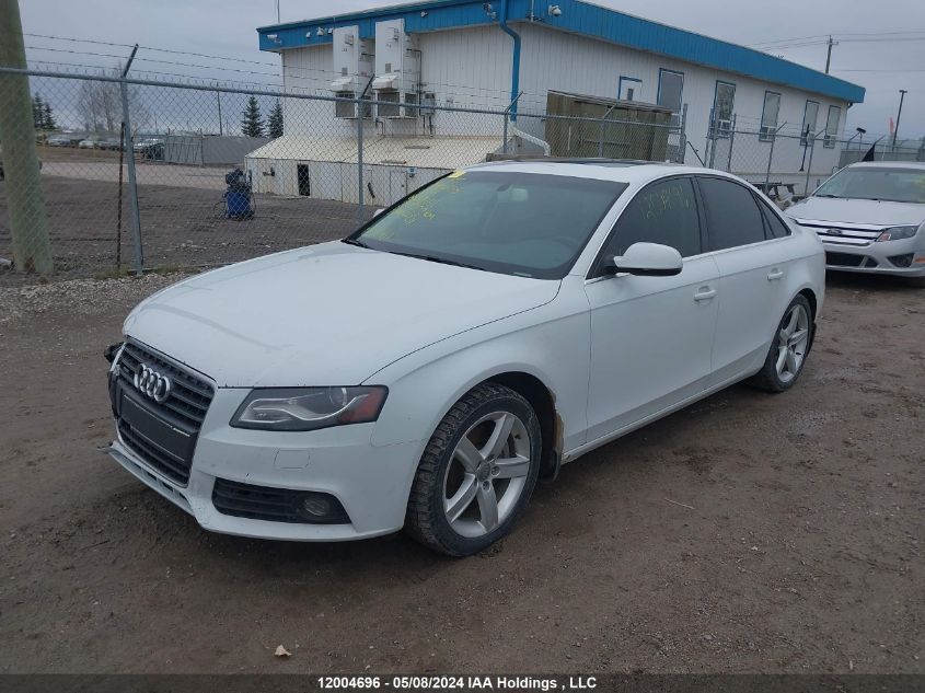 2012 Audi A4 VIN: WAUHFCFL5CN009351 Lot: 12004696