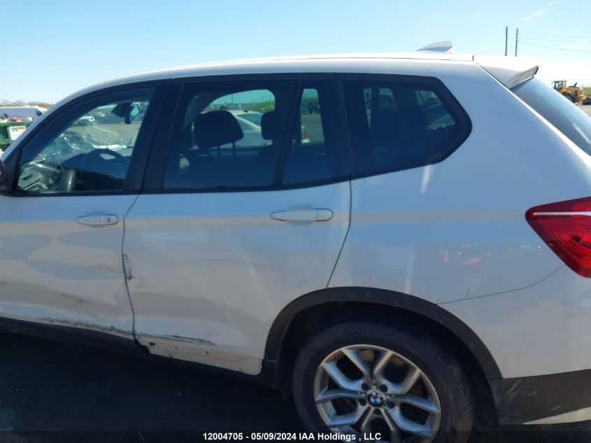 2013 BMW X3 xDrive28I VIN: 5UXWX9C56DL874177 Lot: 12004705