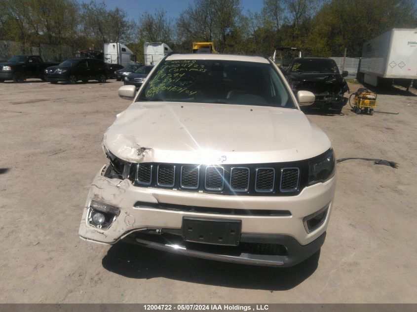 2018 Jeep Compass Limited VIN: 3C4NJDCB0JT117394 Lot: 12004722