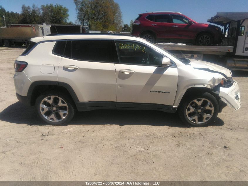 2018 Jeep Compass Limited VIN: 3C4NJDCB0JT117394 Lot: 12004722