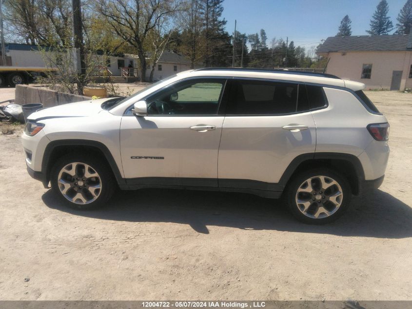 2018 Jeep Compass Limited VIN: 3C4NJDCB0JT117394 Lot: 12004722