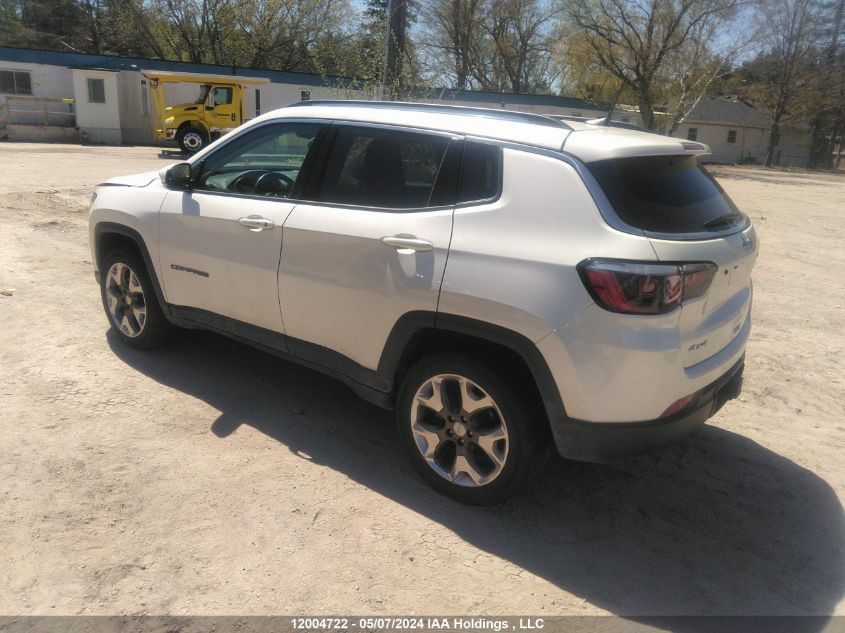 2018 Jeep Compass Limited VIN: 3C4NJDCB0JT117394 Lot: 12004722