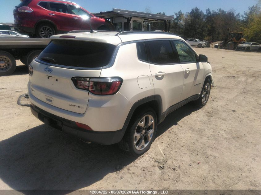 2018 Jeep Compass Limited VIN: 3C4NJDCB0JT117394 Lot: 12004722