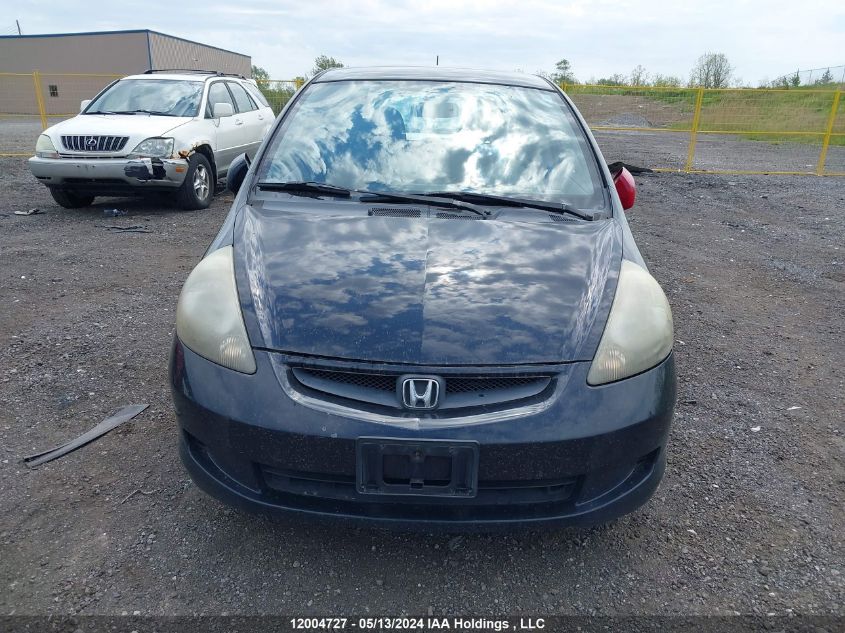 2007 Honda Fit VIN: JHMGD38487S804829 Lot: 12004727