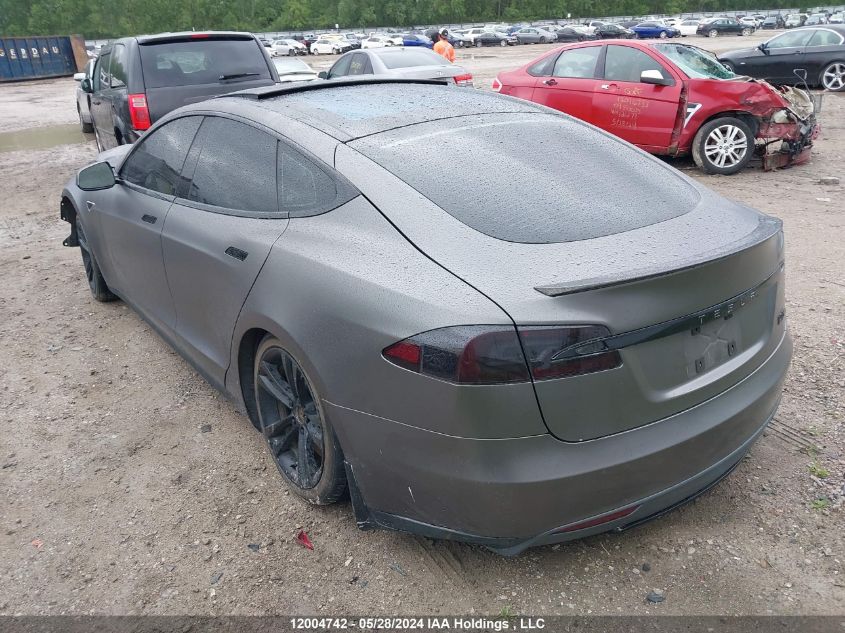 2015 Tesla Model S 85D/P85D VIN: 5YJSA1V48FF100221 Lot: 12004742